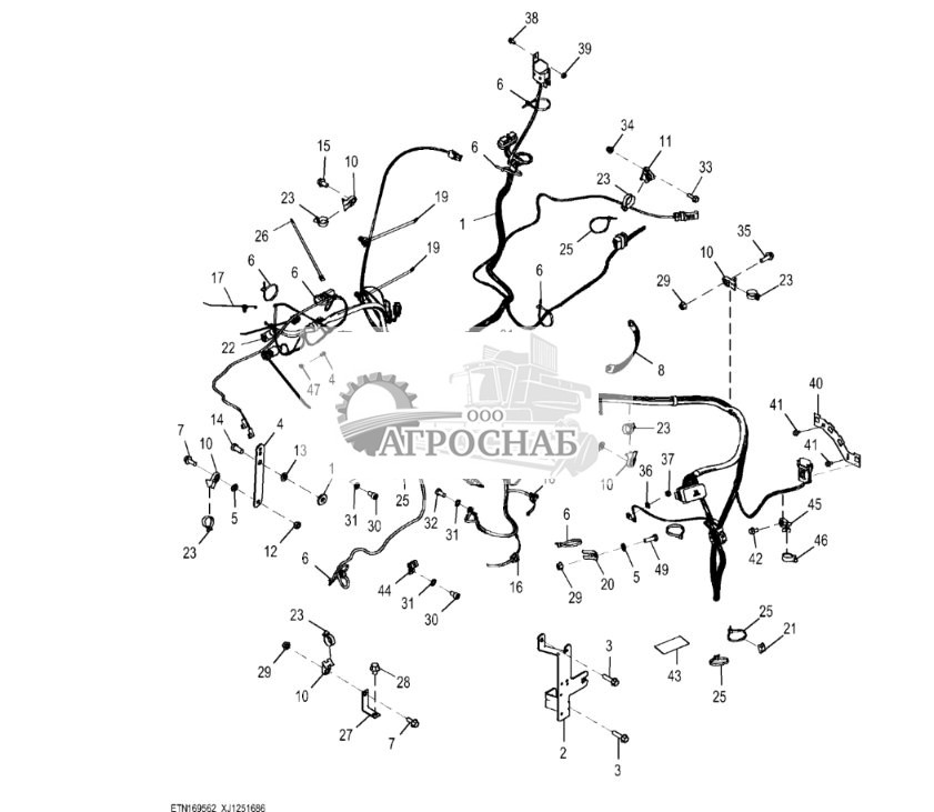 Крепежные детали главного жгута проводов (329328 - ) - ST923640 275.jpg